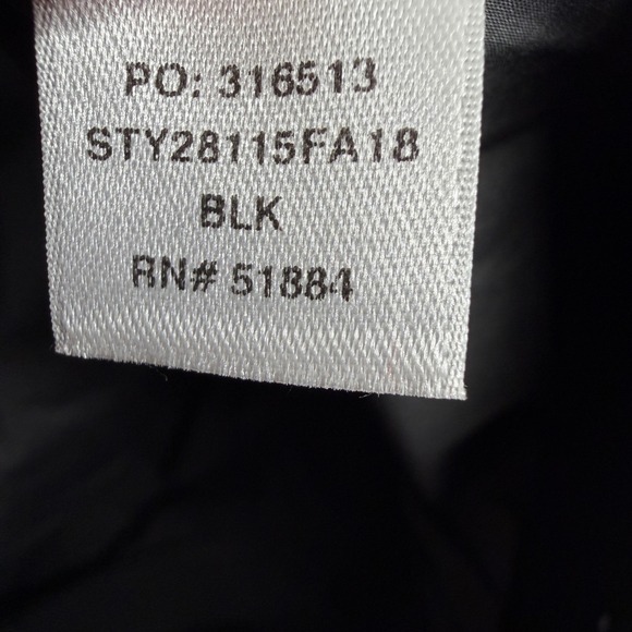 Patagonia Prow Bomber Quilted Down Vest Black Women's Size Small Full Zip Puffer - Picture 7 of 9